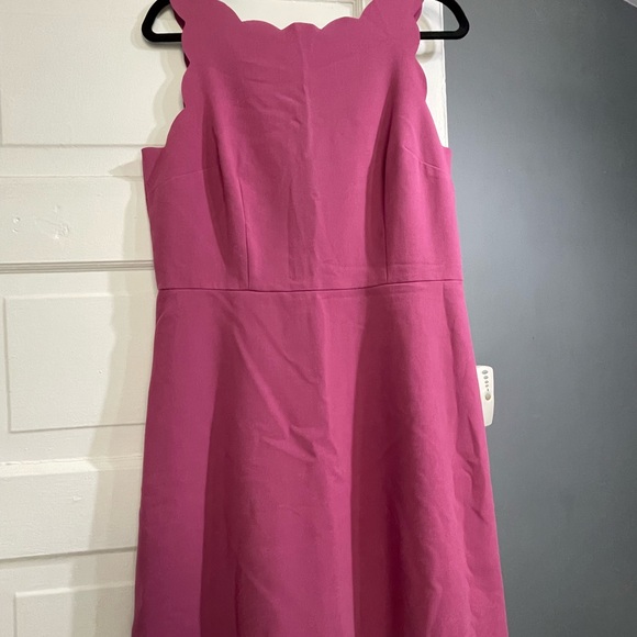 Purple sleeveless LOFT dress. - Picture 2 of 3